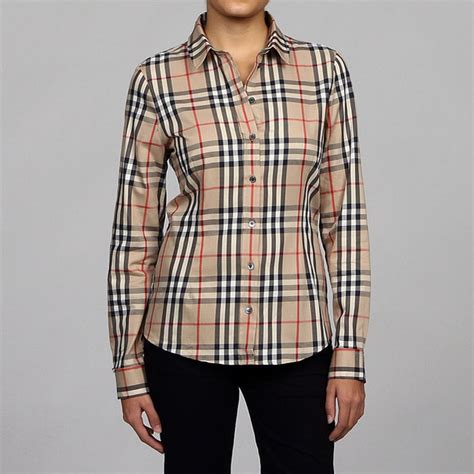 burberry button-down|burberry button down shirt women.